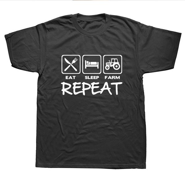 

farming farmer tractor slogan funny new summer fashion evolution tractor t shirt men short sleeve cotton born to farm t-shirt