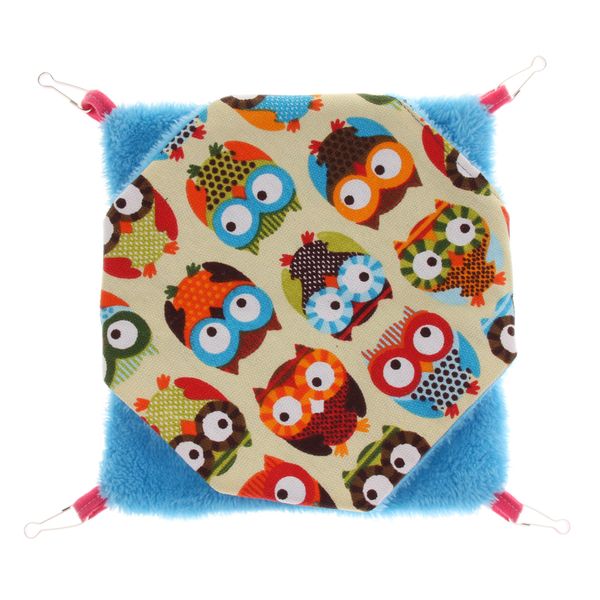 

canvas velvet durable squirrel, chinchilla, guinea pig hammock cage hanging bed toy