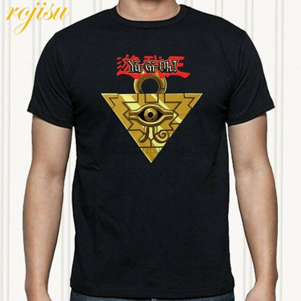 

new yu gi oh millenium puzzle anime manga cartoon mens black t-shirt size s-3xl
