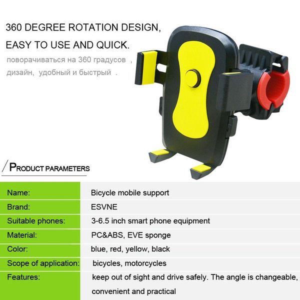 

bike handlebar adjustable bicycle phone holder for iphone 11 pro max samsung note9 motorcycle mobile phone mounts clip stand gps