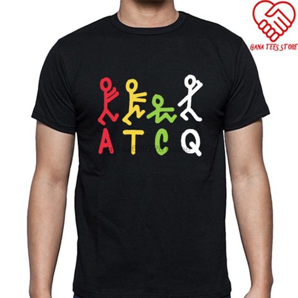 

a tribe called quest atcq логотип мужчины черная футболка размер s-3xl