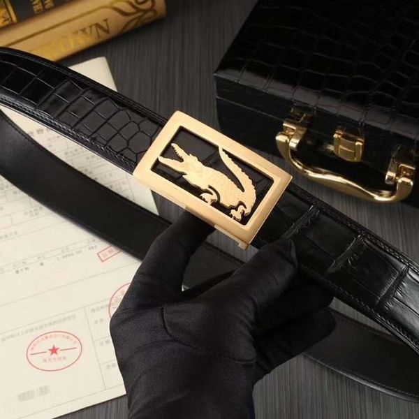 

мужская кожа крокодила кости steelcrocodileround отверстия двухстороннего первый слой корова кость крокодиловой кожи для мужчин steelcrocodi, Black;brown