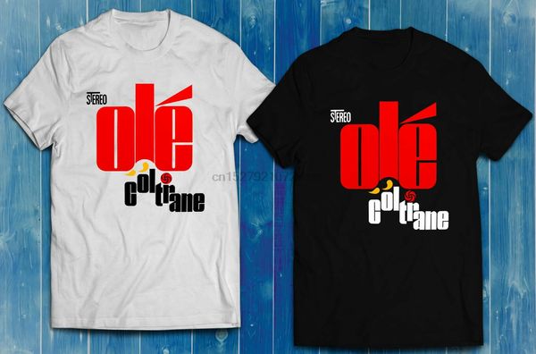 

john coltrane american jazz saxophonist ole coltrane black white men's t-shirt
