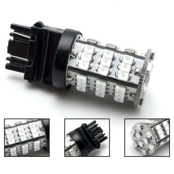 

3157 1206 12v car led tail light sbrake super bright 54 smd bulb lamp blue