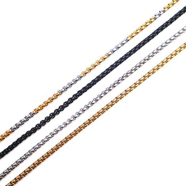 

chains 4 mm high-quality 316l stainless steel cool classic necklace chain, Silver