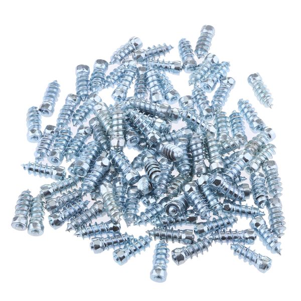

100 pieces 18mm universal car tires anti-slip screw stud tyre snow spike studs