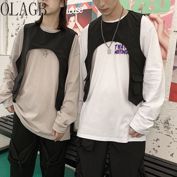 

reflective hip-hop belt cloth, vest, sleeveless, fashion vest 0113, Black;white