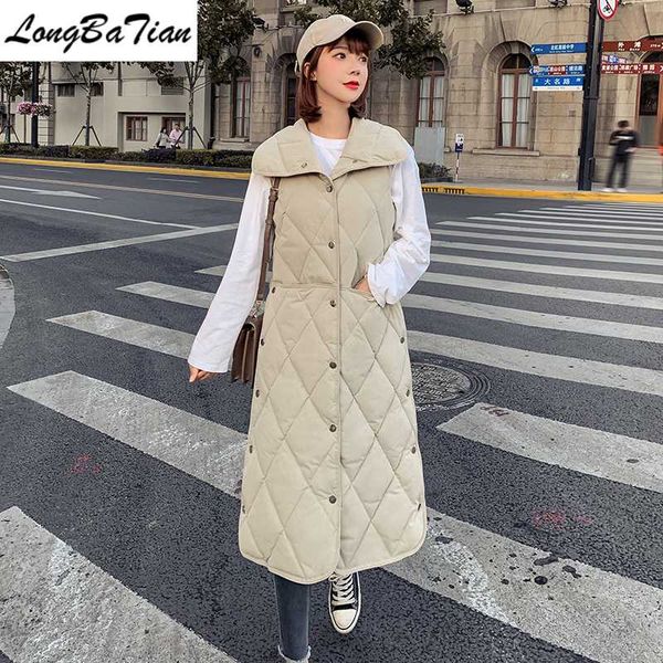 

women's vests women casual autumn winter sleeveless jacket coat hooded long waistcoat warm cotton vest outwear, Black;white