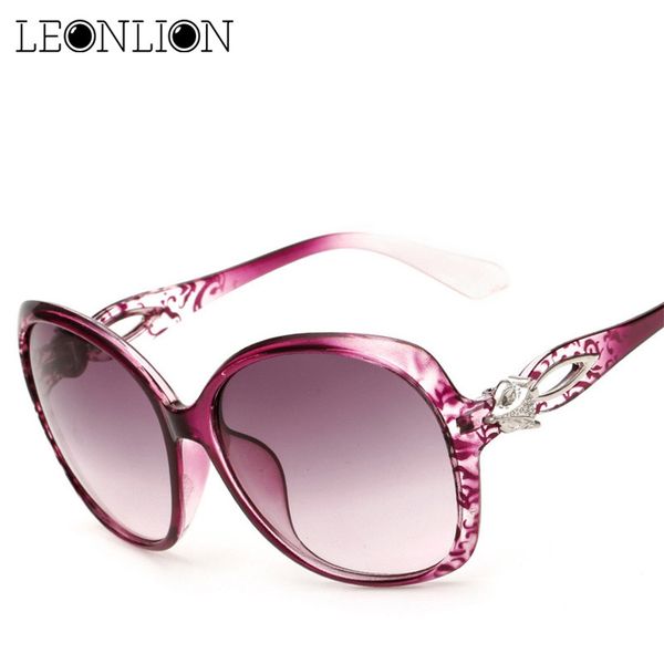 

leonlion 2020 ladies vintage sunglasses women brand designer gradient lens travel big frame sun glasses gafas, White;black