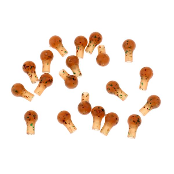 

20шт rubber рыбалка buffer beads knot protector карп рыболовные снасти