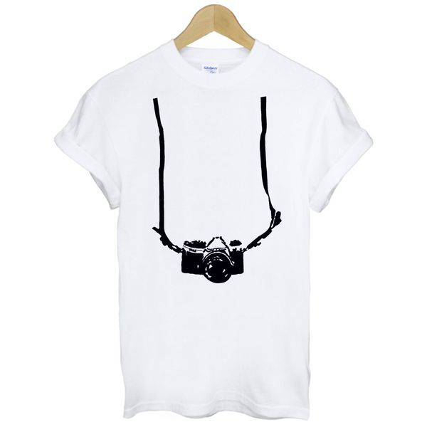 

printed summer style tees male fitness brand clothingcamera t funny cool humor design graphic cotton short sleeve t-shirt