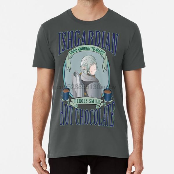 

ishgardian chocolate t shirt final fantasy final fantasy xiv haurchefant house fortemps chocolate elves elezen