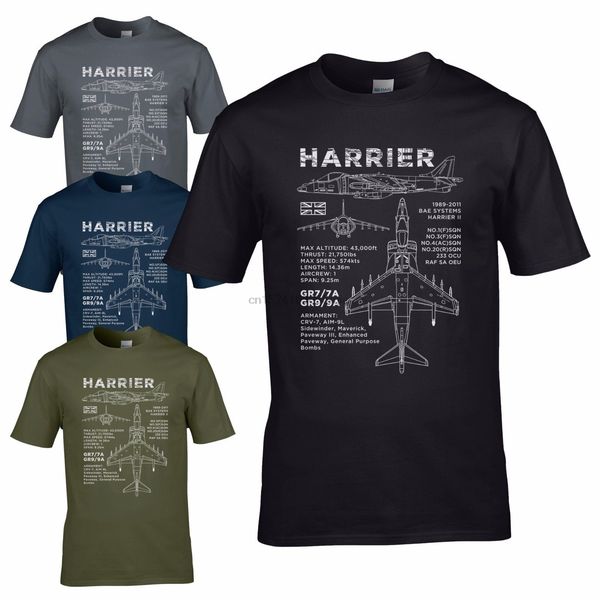 

harrier gr7 7a blueprint t-shirt gr9 9a bae av8b aircraft raf 1 3 4 20 sqn