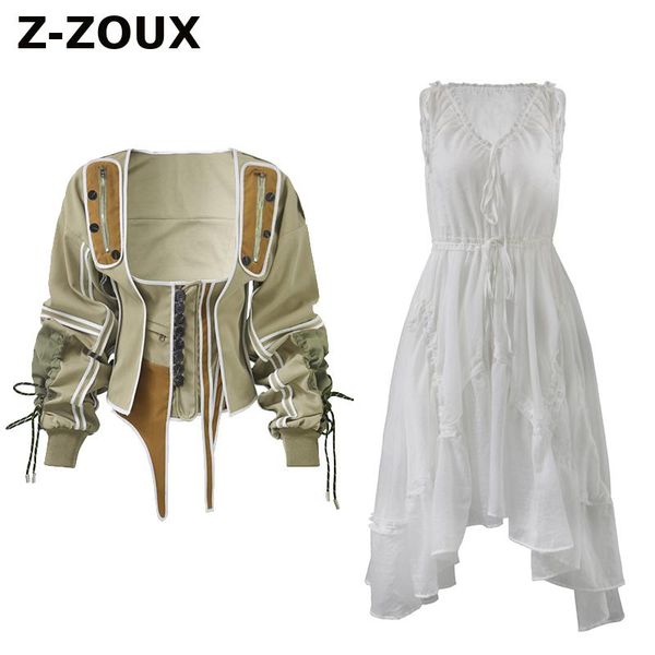 

women's jackets z-zoux women coat drawstring bandage irregular vintage coats square collar spring loose plus jacket, Black;brown