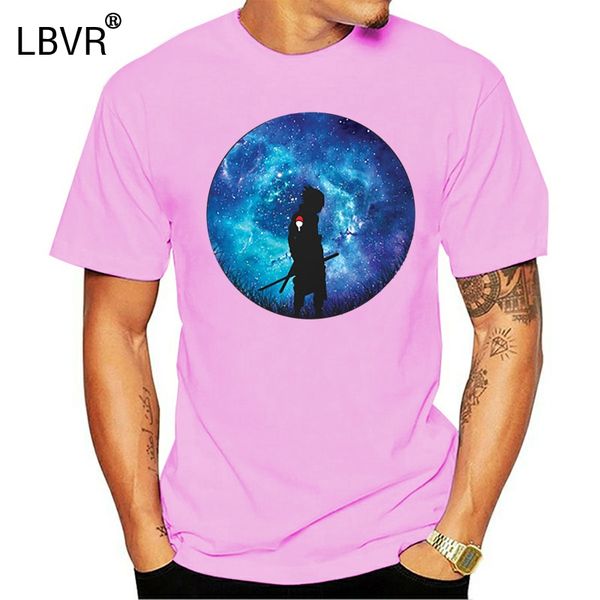

summer fashion street short sleeve t -shirt sasuke silhouette uchiha t shirt