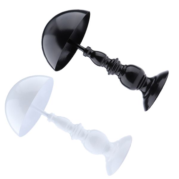 

2pcs металла hat стенды дисплей, корпусная (черный, белый, Black