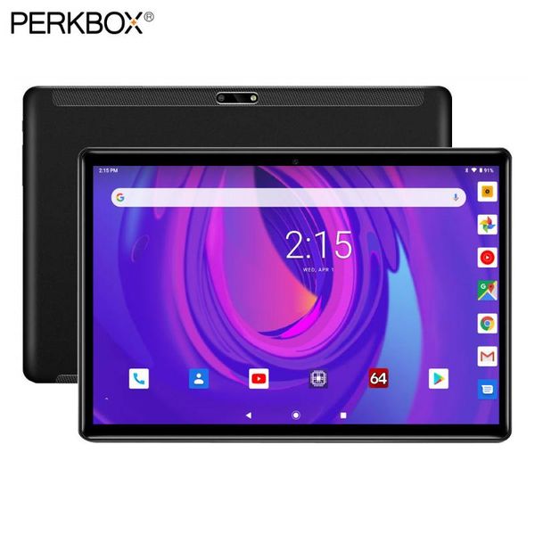 

android 9 tablet 10 inch 32gb rom 2.5d glass 1280x800 ips screen dual sim cards wifi bluetooth dual cameras 5mp