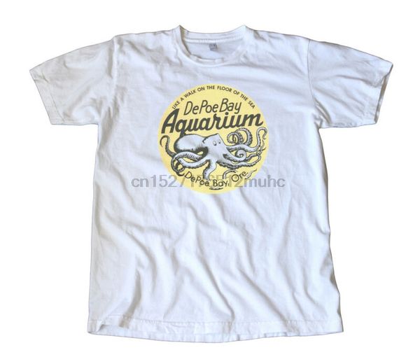 

vintage depoe bay aquarium oregon travel decal t-shirt