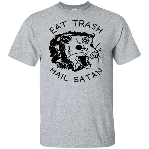 

ешьте trash hail сатана опоссум мужская майка размер s - 3xl gym tee shirt