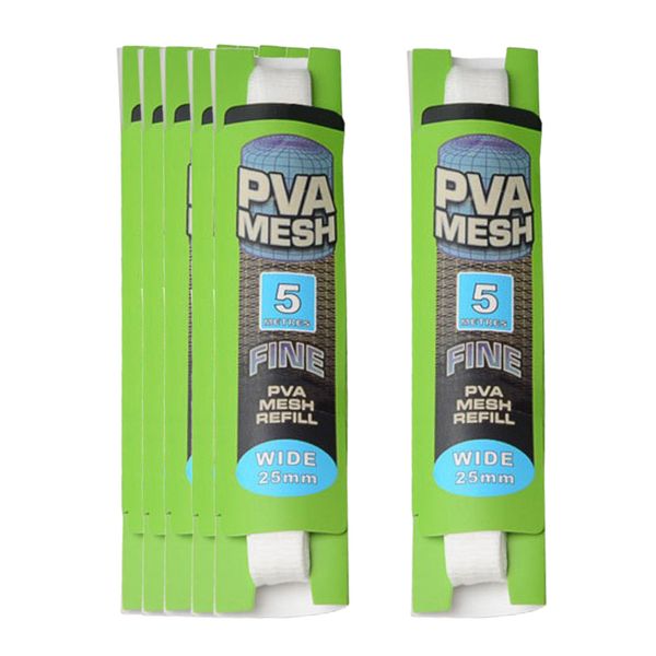 

pva mesh carp fishing mesh bait net universal refill stocking bait bags 25mm