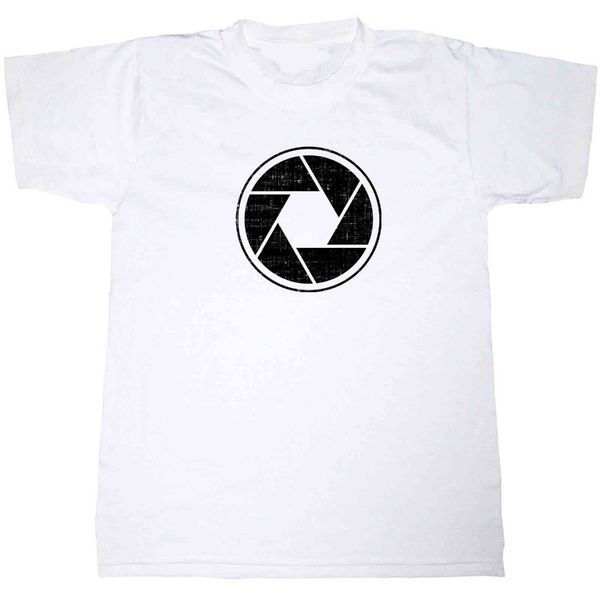 

2020 fashion summer t shirt camera aperture shutter ring pgraphy p mens & womens fit t-shirt tee tee shirt