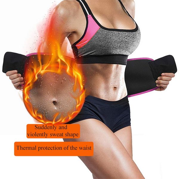 

fitness belt thermo body shaper waist trainer trimmer corset waist belt cincher wrap workout shapewear slimming dropshipping, Black;gray