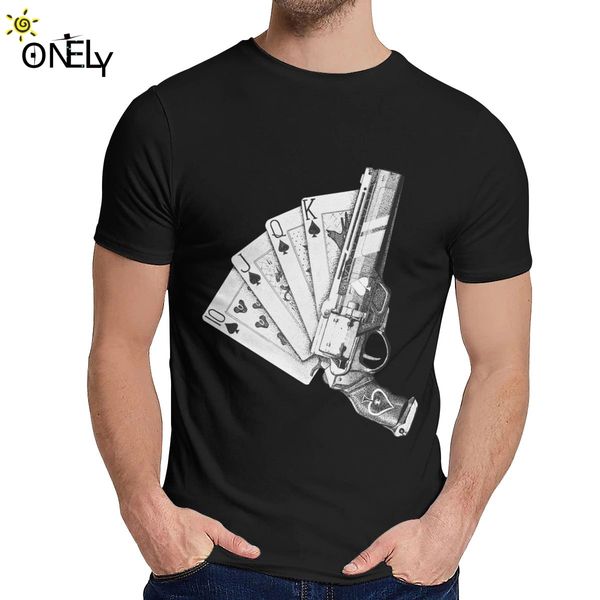 

man's o-neck ace of spades destiny t shirt hip hop man soft la camiseta design for unisex