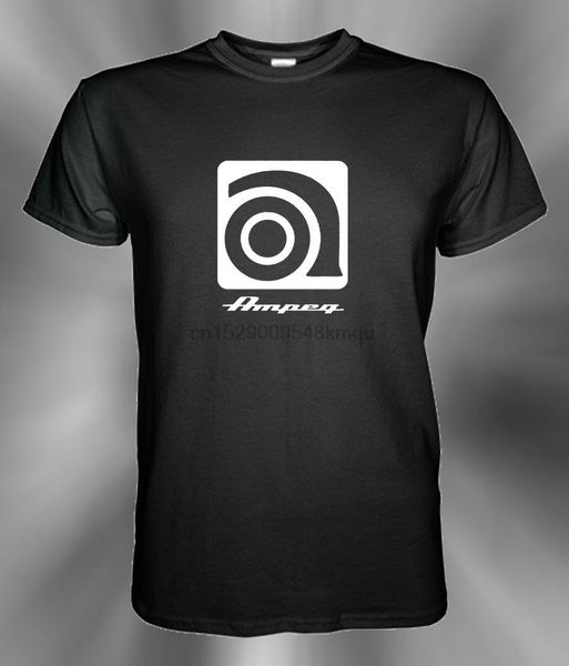 

ampeg guitar bass amplifiers t-shirt size s m l xl 2xl 3xl mens t shirt summer o neck 100% cotton wholesale 2019 tees