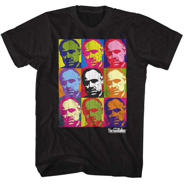 

the godfather mens new t shirt sizes sm 4xl vito warhol 100% black cotton