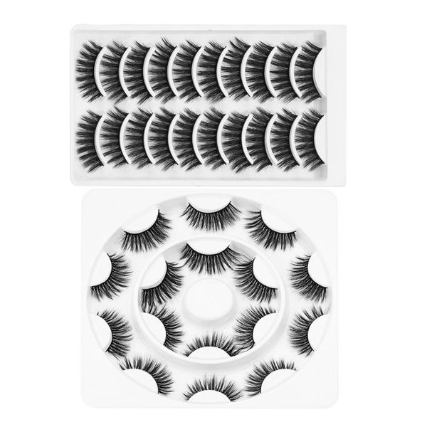 

18 pair mink lashes mixed style mink false eyelashes makeup wispy fluffy natural long cruelty fake eyelash extension tool