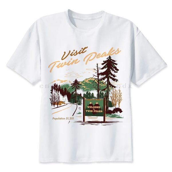 

twin peaks t shirt men print t-shirts fashion print t-shirts short sleeve o neck tees mr2283