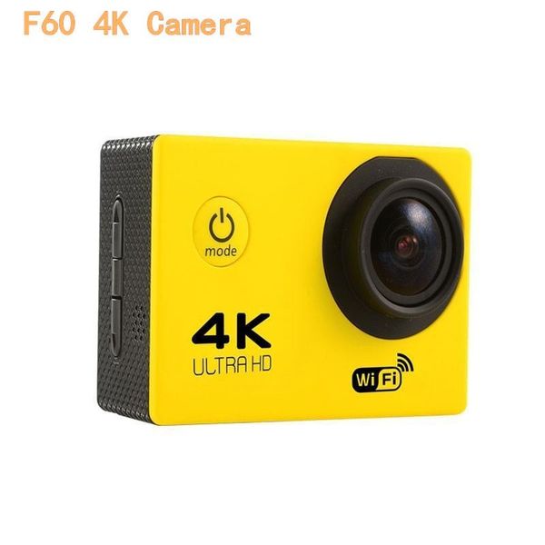 

new -4k action camera f60 allwinner 4k/30fps 1080p sport wifi 2.0 170d helmet cam underwater go waterproof pro camera