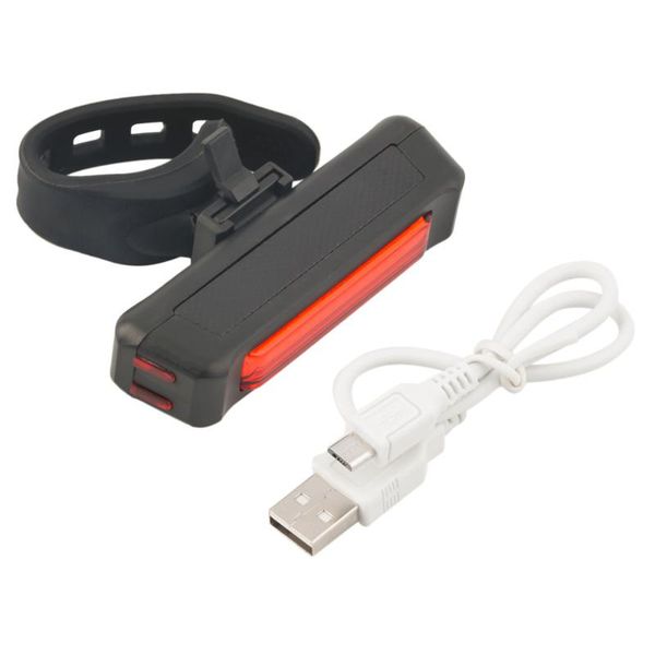 

bike lights usb rechargeable bicycle light rear back safety tail red selling