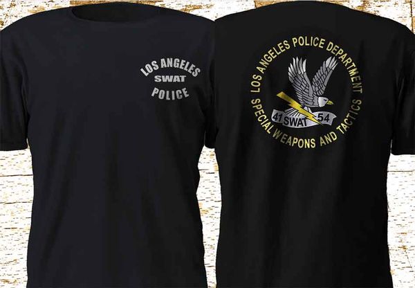 

army swat tv series los angeles police department lapd black for men 2019 new short sleeve cotton casual slim fit custom t-shirt