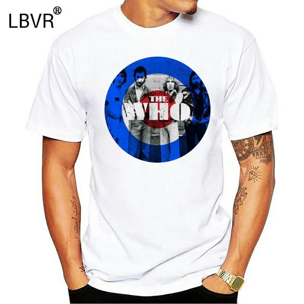 

усиленный men's the who target t-shirt забавный дизайн tee shirt