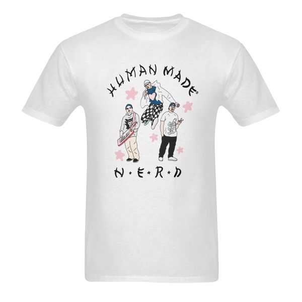 

новый vtg редкого 90с n e r d x human made usa t-shirt размер s-2xl пользовательского печатный tee shirt