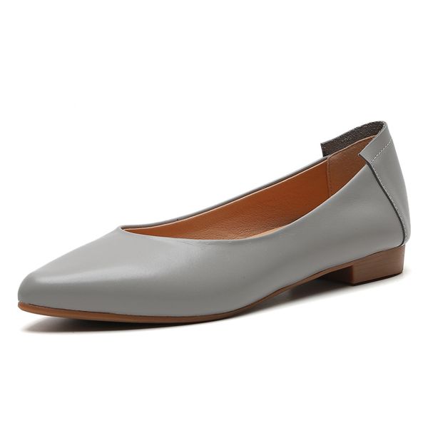 

dress shoes leisure in the spring of 2021 pointed leather 40, Black