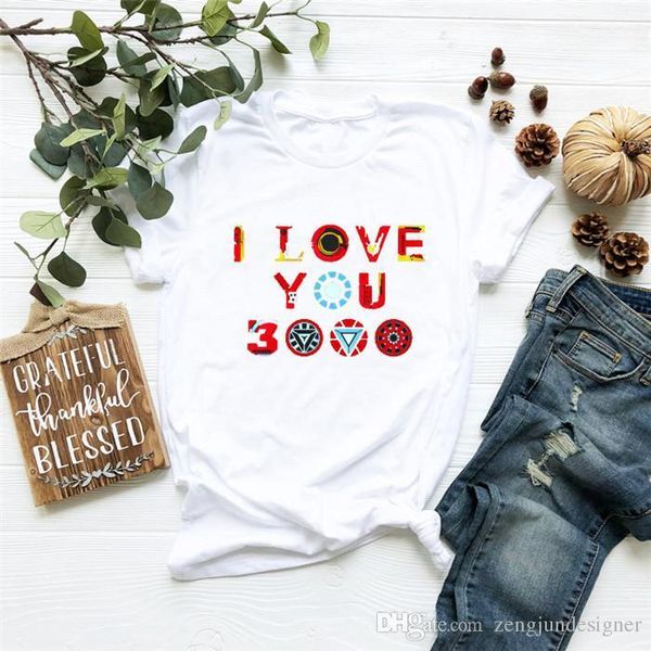 

tees fashion female clothing casual apparel letter print womens designer tshirts the avengers summer crew neck short sleeve, White