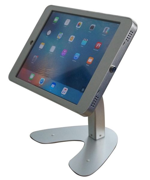 

deskwith lock flat aluminum alloy anti-theft display flat 12.9 ipad prov die bed desksupport