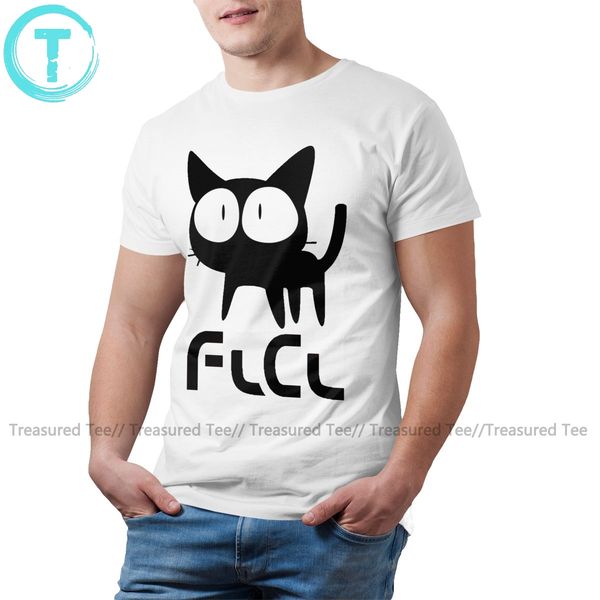 

japan cat t shirt flcl cat t-shirt xxx cute tee shirt man fashion short sleeves printed tshirt