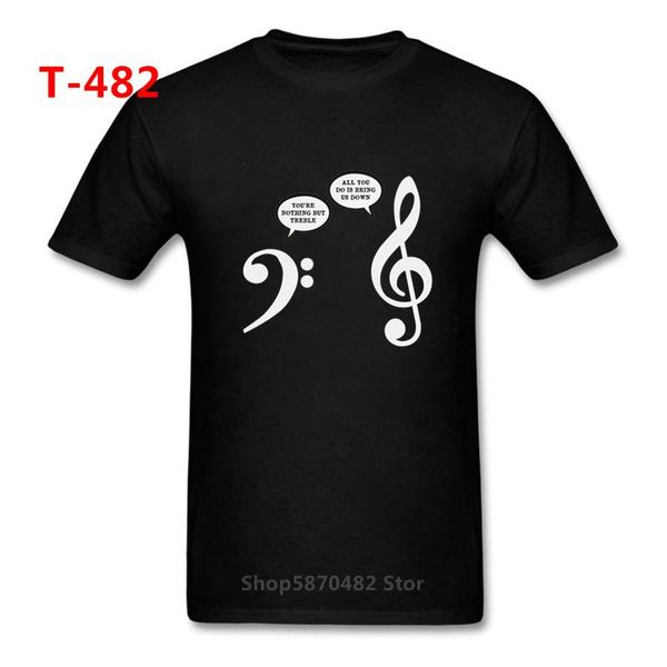 

2020 graduation t shirts men treble clef trombone designer shirts mens tshirt full cotton hip hop t shirt c