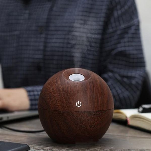 

heap humidifiers usb aroma essential oil diffuser ultrasonic air home humidifier mini mist maker aroma diffuser 130ml 7 color led light o