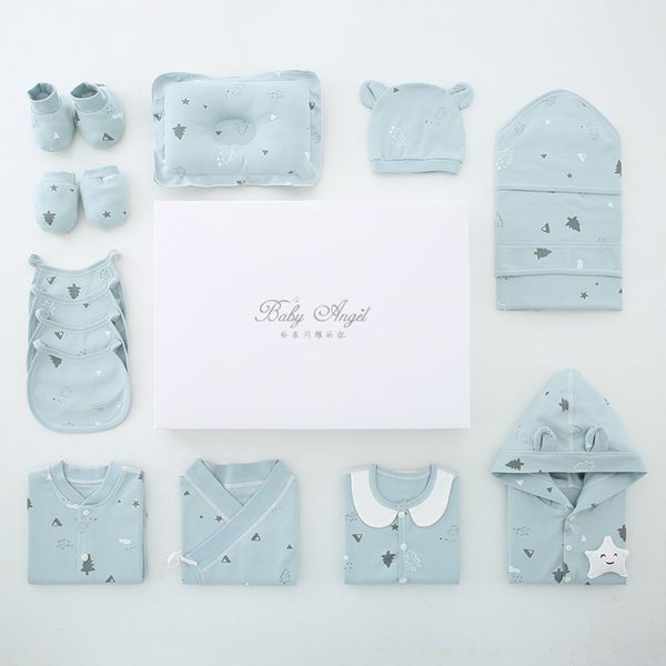 

18pieces / 0-3months весна осень новорожденный детская одежда 100% хлопок детская одежда костюм мужской infant мальчики девочки одежда set 2, White