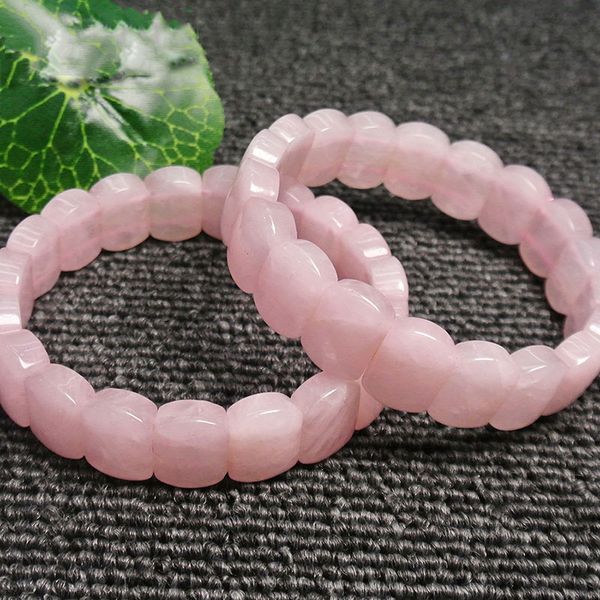 

10x14mm natural rose quartzs beads bracelets for women trinket beads accessories near round bracelets for girl gift, Black