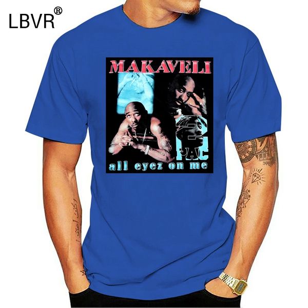 

makaveli vintage rap heren t shirt zwart t shirt tupac 2pac men tshirt