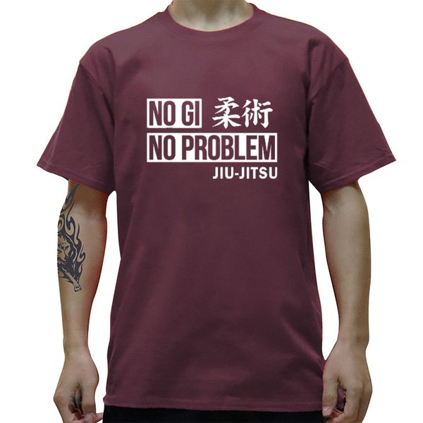 

jiu jitsu no problem judo cotton t shirt funny harajuku hip hop tees harajuku streetwear loose style o neck t-shirts men