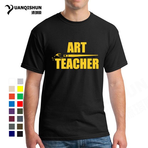 

art teacher t shirt boutique печатное мужская с коротким рукавом хлопок 16colors tops смешные учителя день подарочные футболки смешная casua