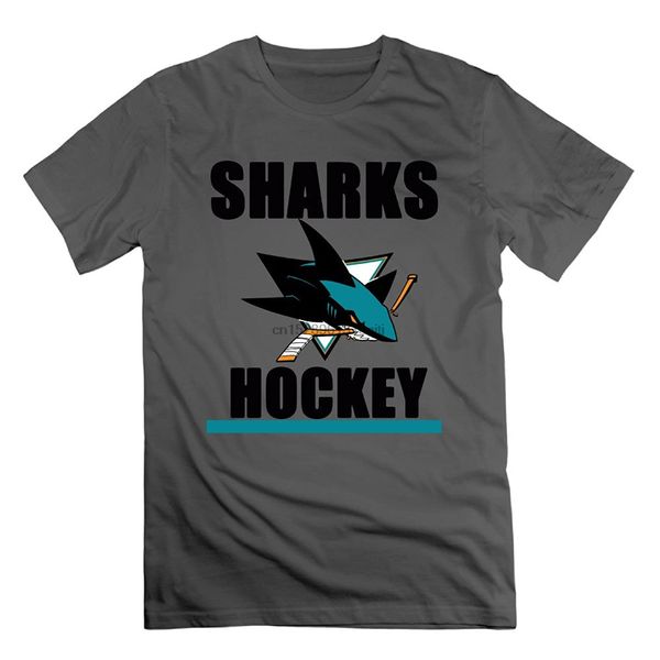 

chocy men's san jose ice hockey team sharks classic t shirt deepheather