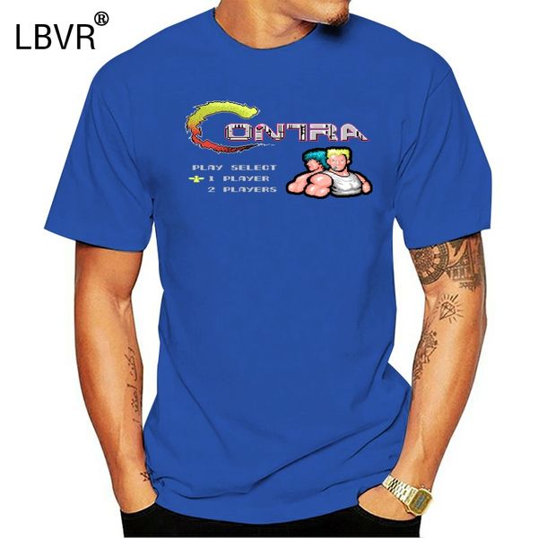 

contra nes retro video game t shirt