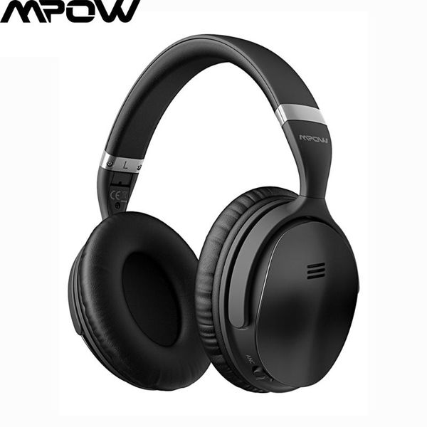 

mpow top h5 шумоподавления наушники hifi stereo удобная over ear 18h складная беспроводная гарнитура с miccarrying сумка